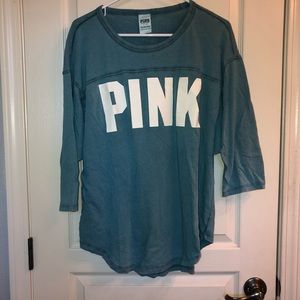 Vs PINK Jersey quarter sleeve